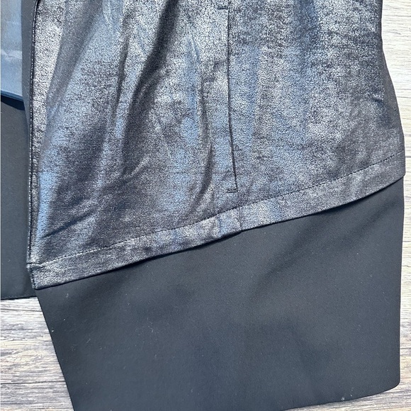 Chico's Black Metallic Vest Womens Size 2 - Picture 4 of 10